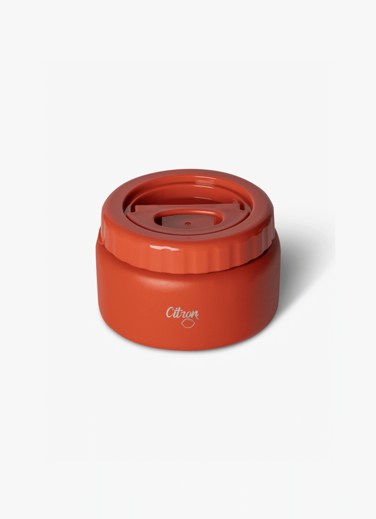 Citron Stainless Steel Food Jar 250Ml Brick