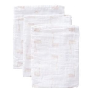 FRESK Oraganic  Wash Cloth set Indigo Pale Peach