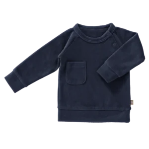 Sweater veluors indigo 3-6