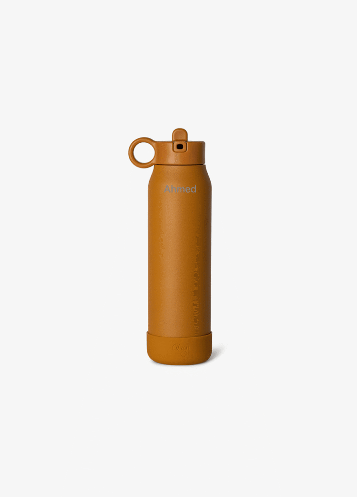 Citron Stainless Steel Water Bottle 350Ml Caramel