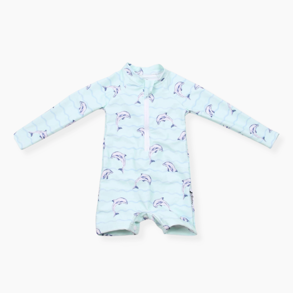 AllBaby-1Piece Dolphin Swimsuit