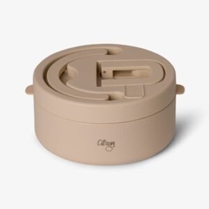 Citron Stainless Steel Food Jar 400Ml Beige