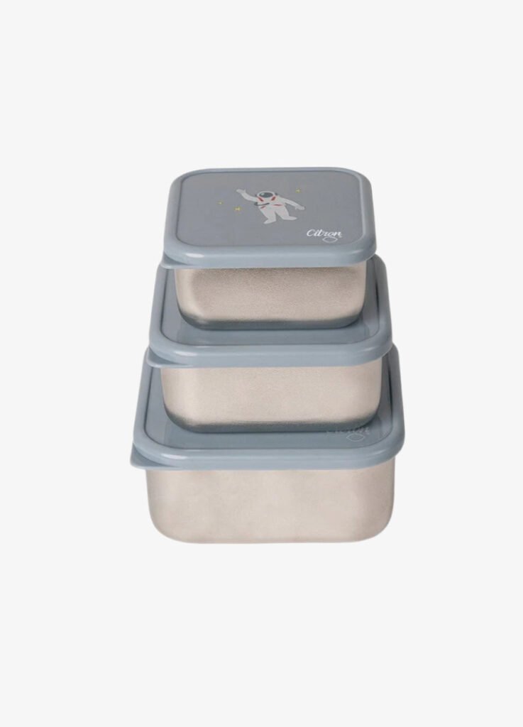 Citron Stainless steel Stackable Lunchbox Spaceship