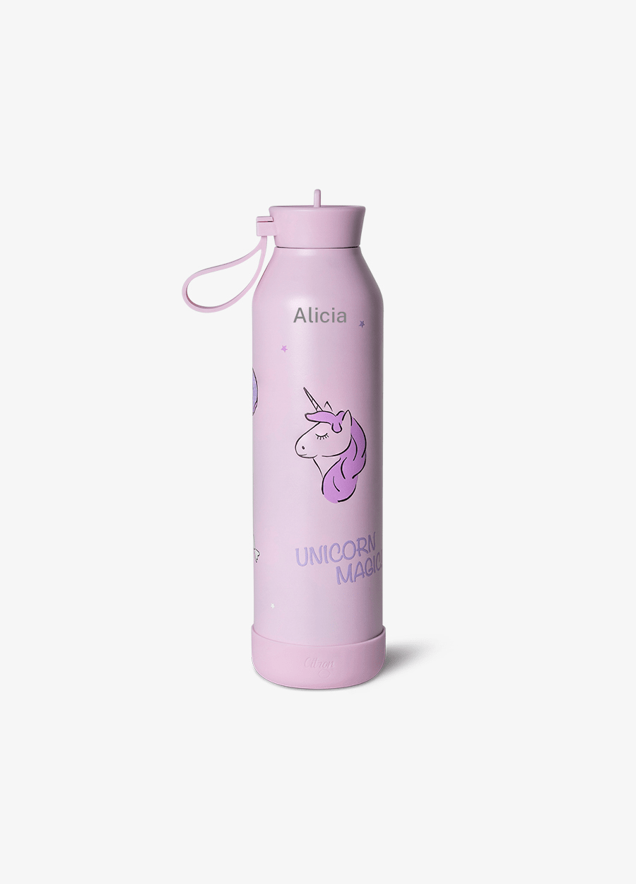 Citron Stainless steel Water Bottle 750Ml Stormy Unicorn