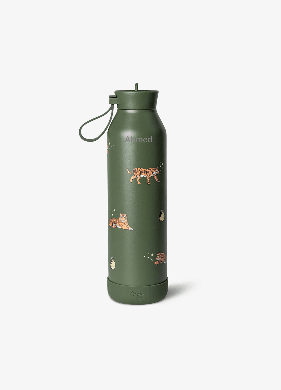 Citron Stainless steel Water Bottle 750Ml Tiger