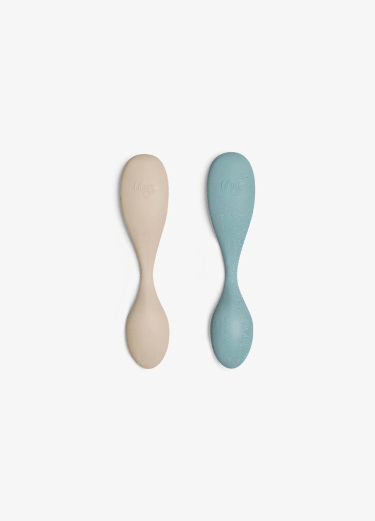 Citron Silicone Feeding Spoon Set Of 2 Short