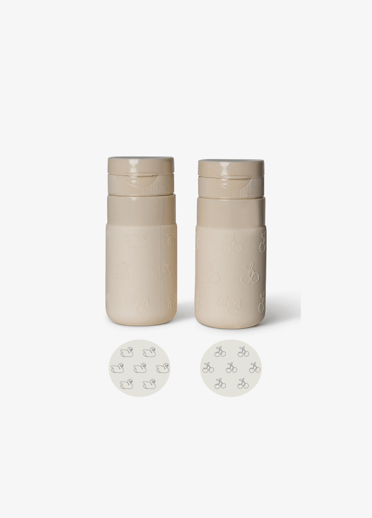 Citron Squeeze Bottle Set Of 2 Cherry Ballerina