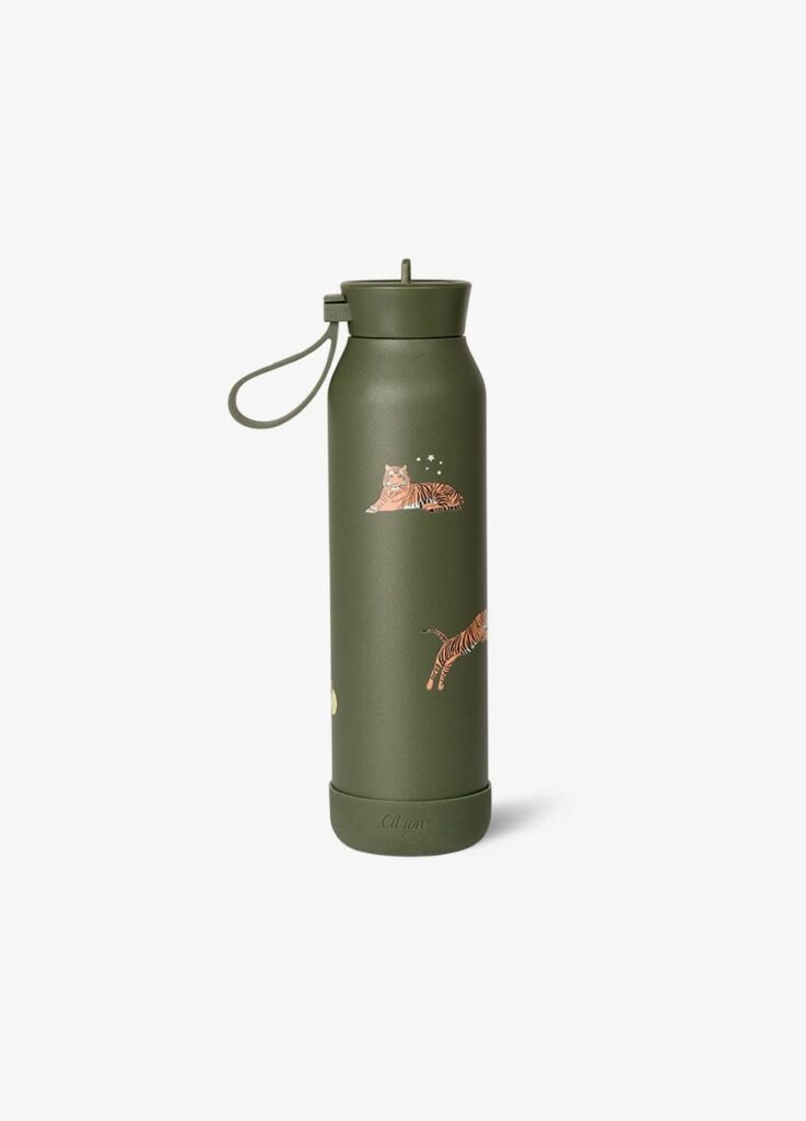 Citron Stainless Steel Water Bottle 500Ml Tiger