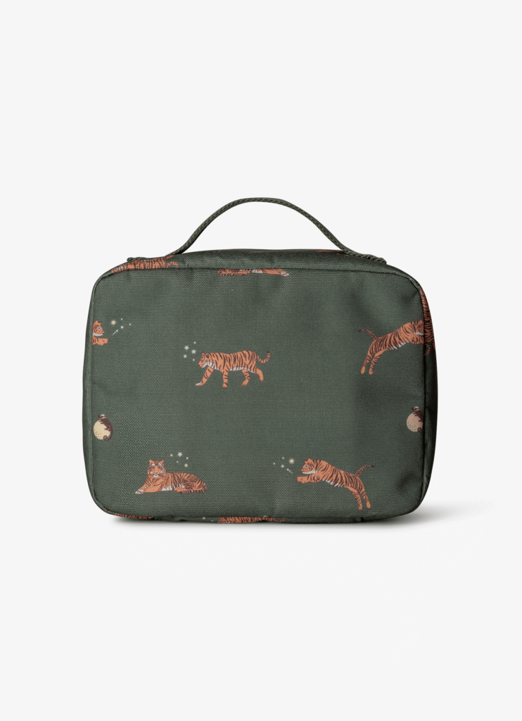 Citron Insulated Square Lunchbag Tiger