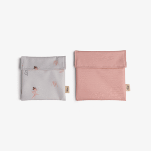 Citron Reusable Sandwich Bag Set Of 2 Ballerina