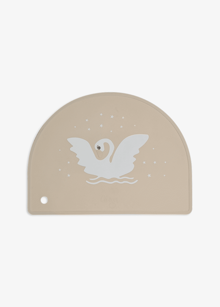Citron Silicone Placemat Semi Circle Ballerina