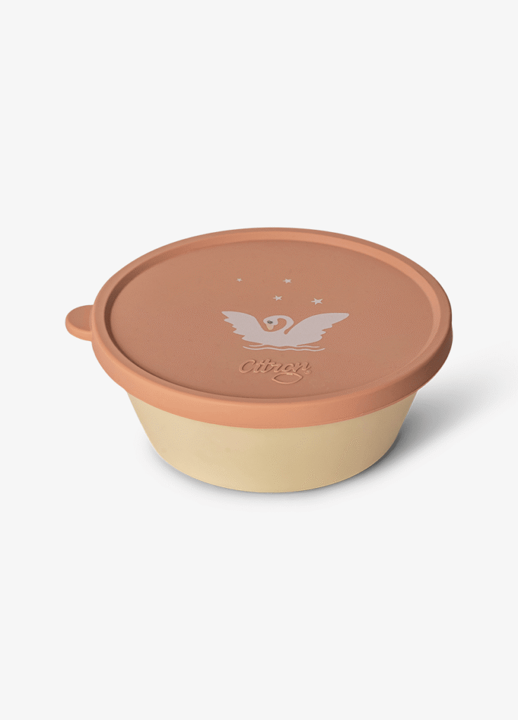Citron Silicone Bowl Cover Swan