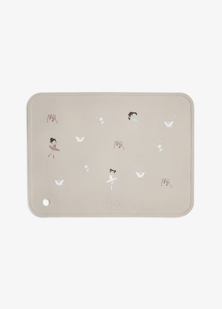 Citron Silicone Placemat Rectangle Ballerina