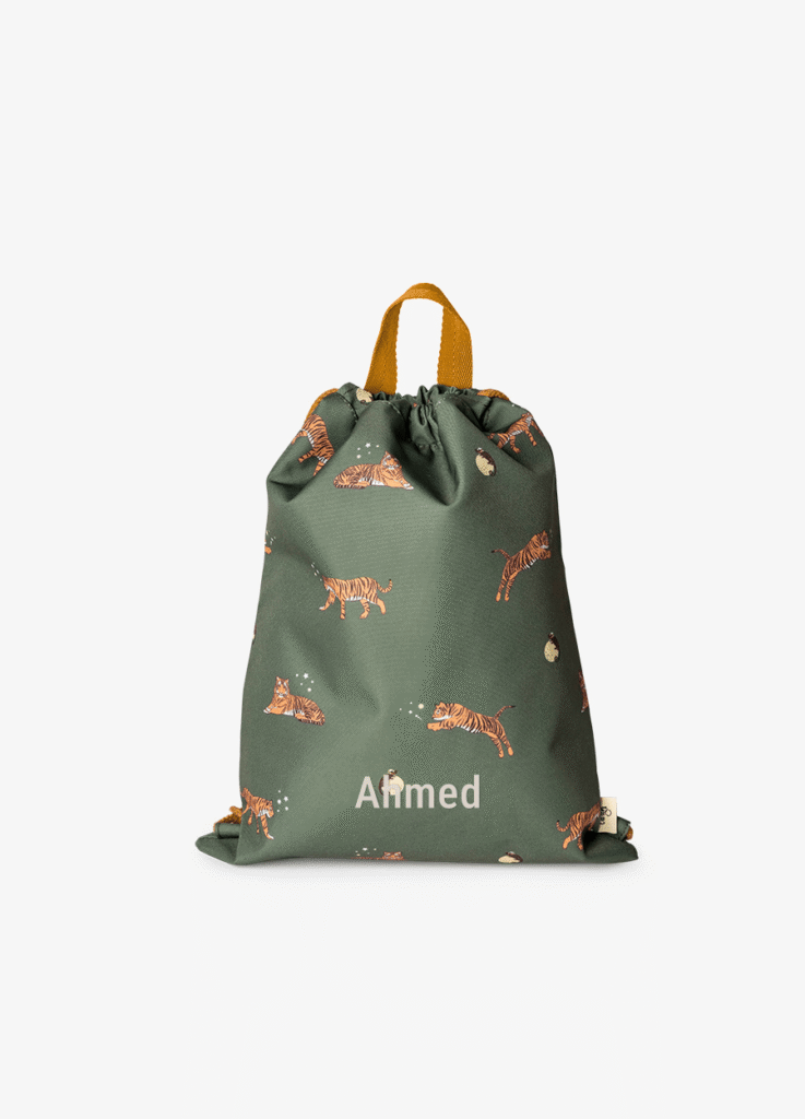 Citron Drawstring Backpack Tiger