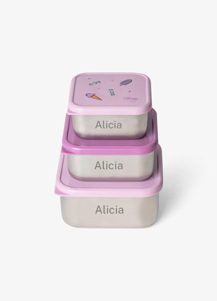 Citron Stainless steel Stackable Lunchbox Stormy Unicorn