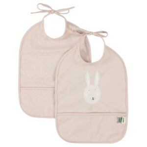 Waterproof Bib 2-Pack - Mrs. Rabbit