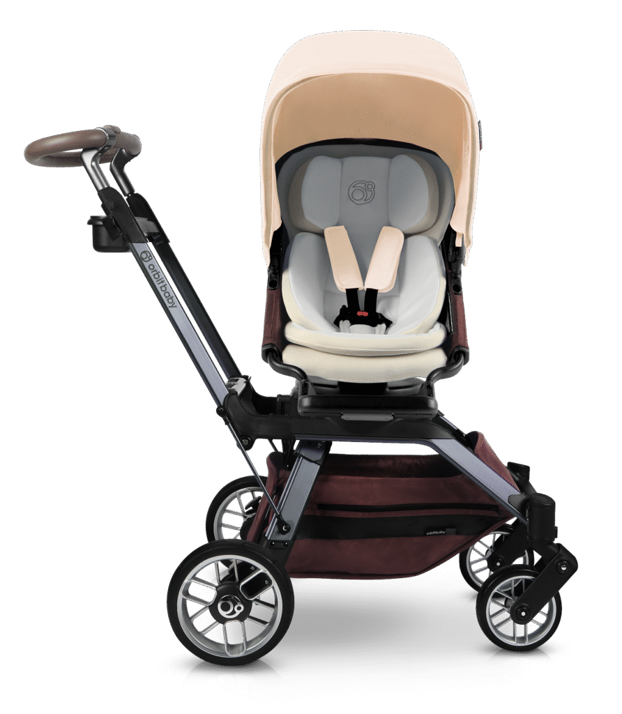 OB-Silver frame + Mocha Seat Stroller
