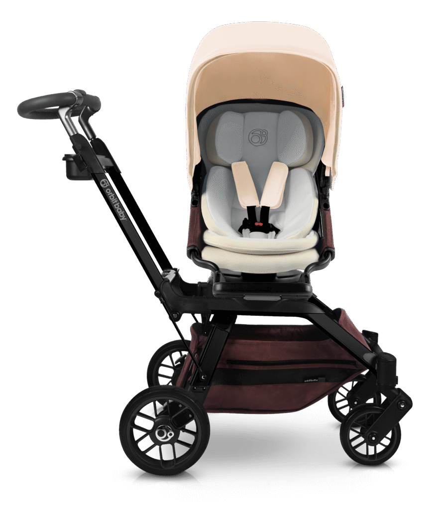 OB- Black Frame+ Mocha Seat Stroller