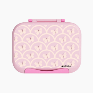 Allbaby Pink Butterfly Lunchbox