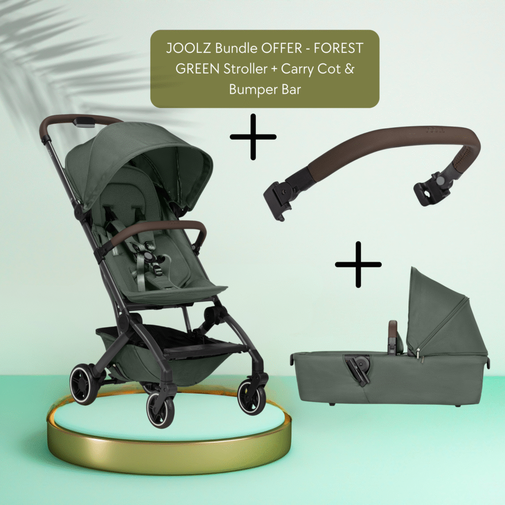 JOOLZ Bundle OFFER - Forest GreenStroller+ Carry Cot+Bumper Bar