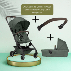 JOOLZ Bundle OFFER - FOREST GREEN Stroller + Carry Cot & Bumper Bar