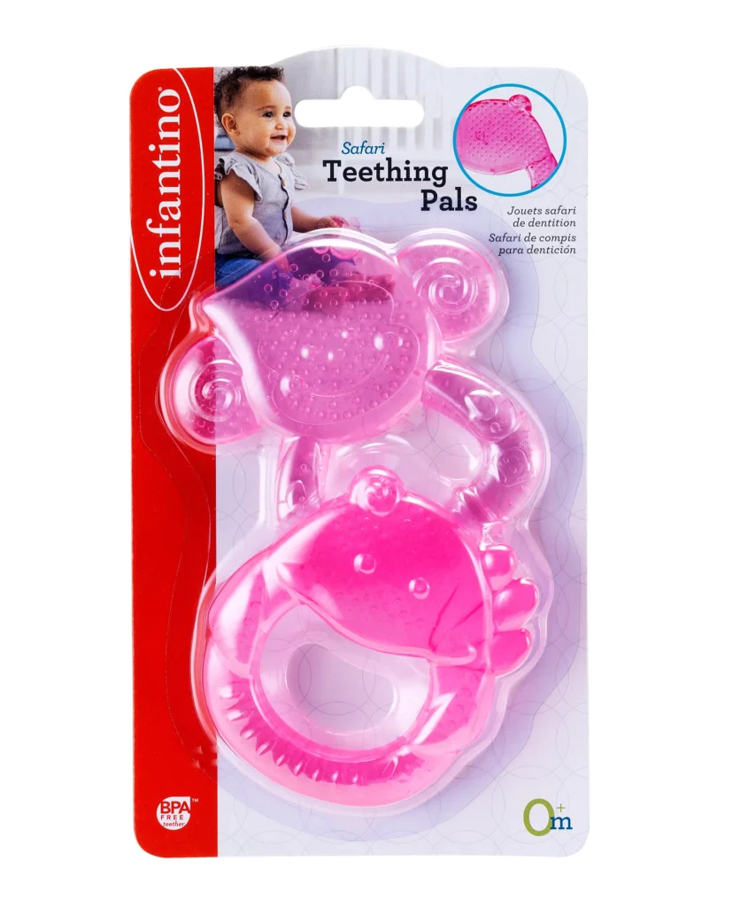 Safari Teething Pals - Pink | 0M+