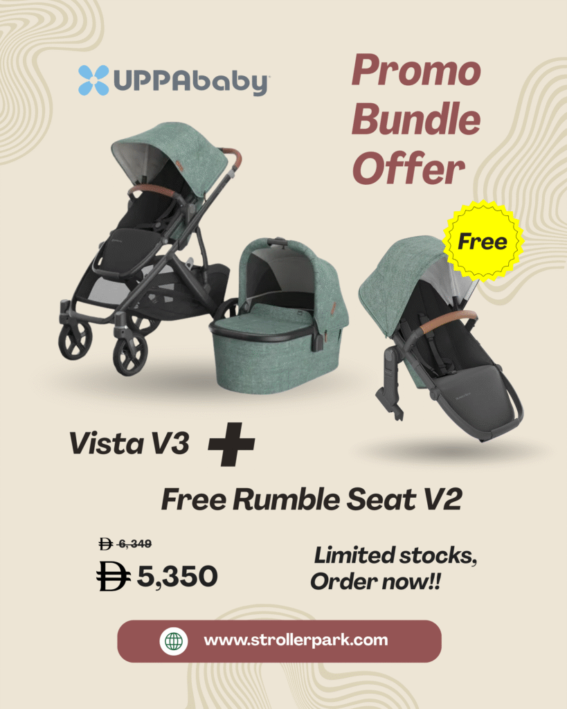 Vista V3 + Free Rumble Seat V2 - UPPABABY Bundle Offers