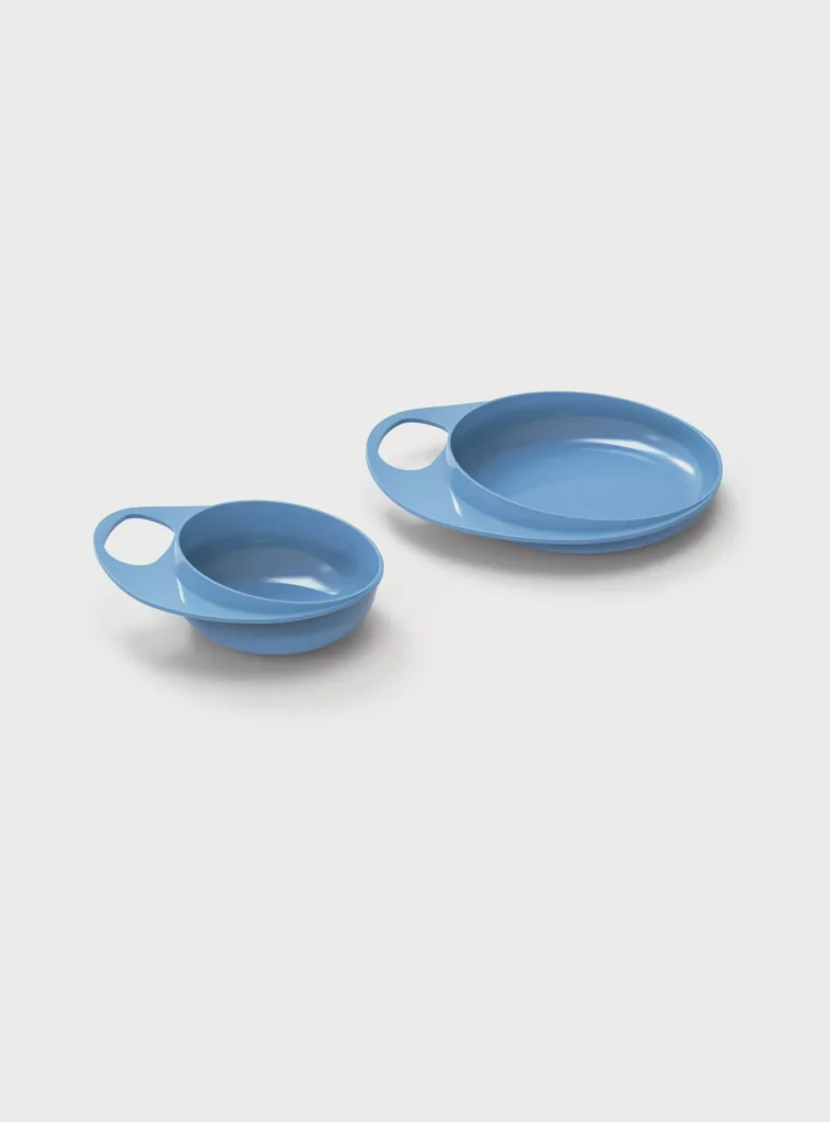 EasyEating Smart bowl and dish. Blue