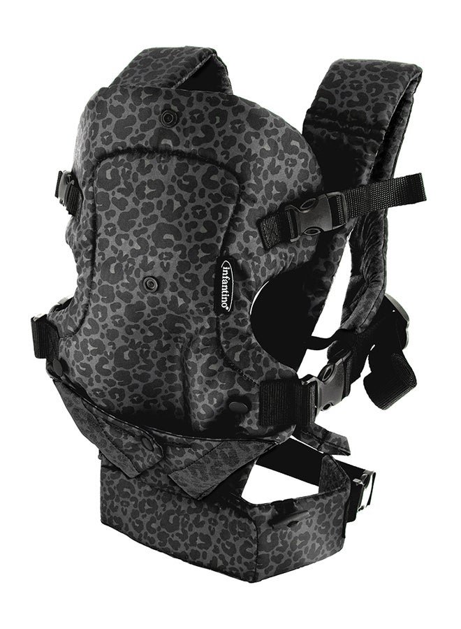 Flip 4-in-1 Convertible Carrier, Black Leopard