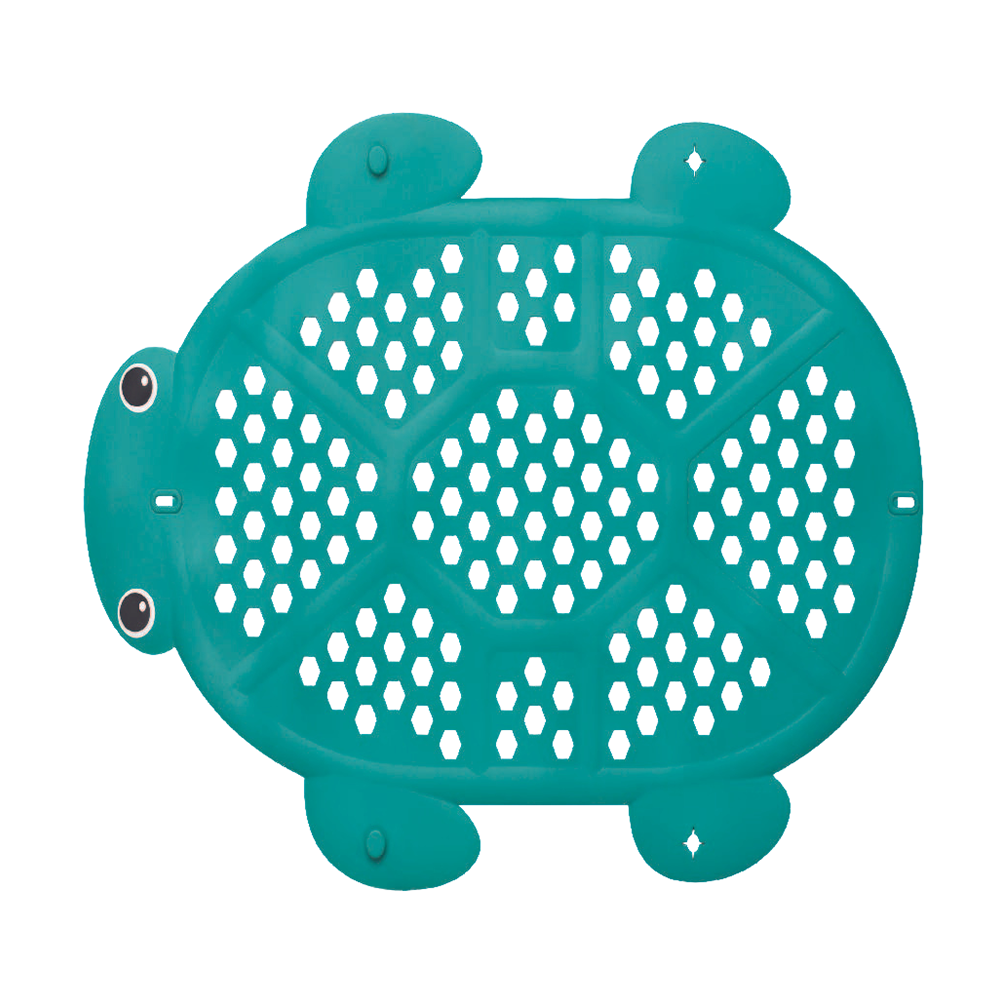 2-in-1 Bath Mat & Storage Basket – Turtle
