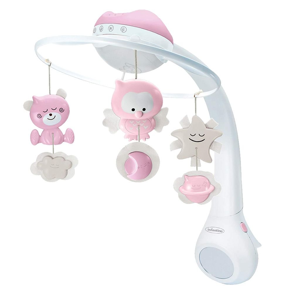 3 In 1 Projector Musical Mobile 
(Pink) | 0M+