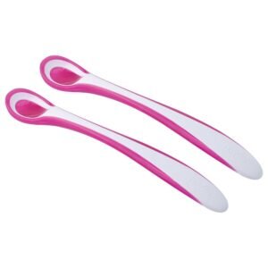 Set 2 thermosensitive spoons, pink