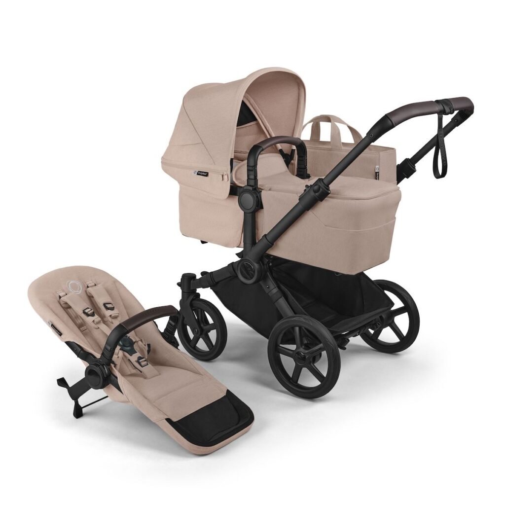 Bugaboo Donkey 6 ASIA/ME BLACK/HERITAGE BLACK-DESERT TAUPE MELANGE
