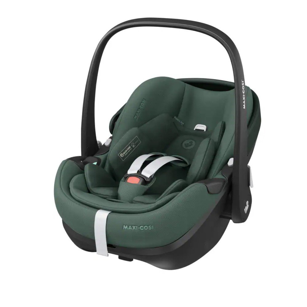 MAXI COSI PEBBLE 360 PRO2 CAR SEAT TWILLIC GREEN